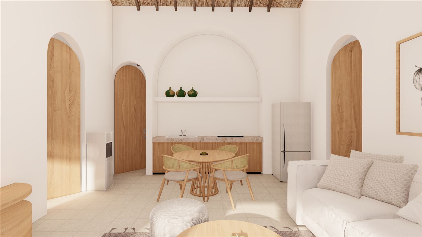 Séjour d'un bungalow